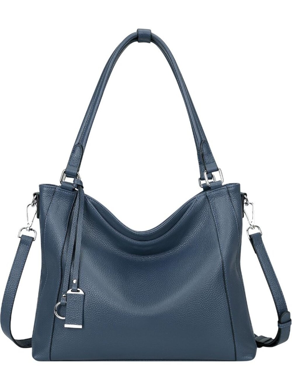 Soft Genuine Leather Crossbody Hobo Bag for Women - Large Stylish Purse